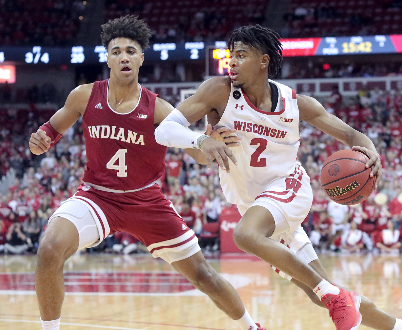 Badgers 84, Hoosiers 64